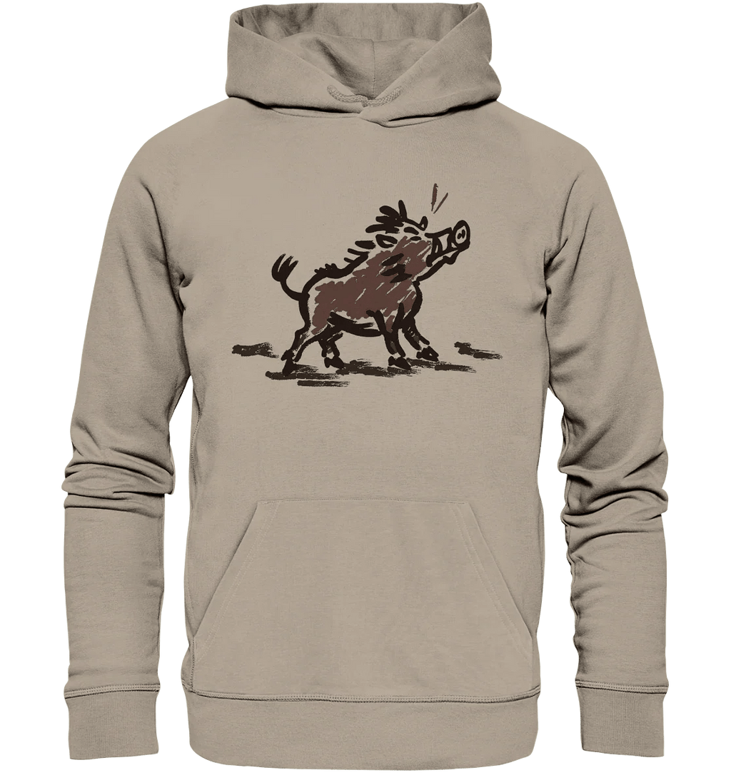 James Hunter - Nature and Beyond Hoodies Desert Dust / XS Wild Boar - Simple - Organic Hoodie
