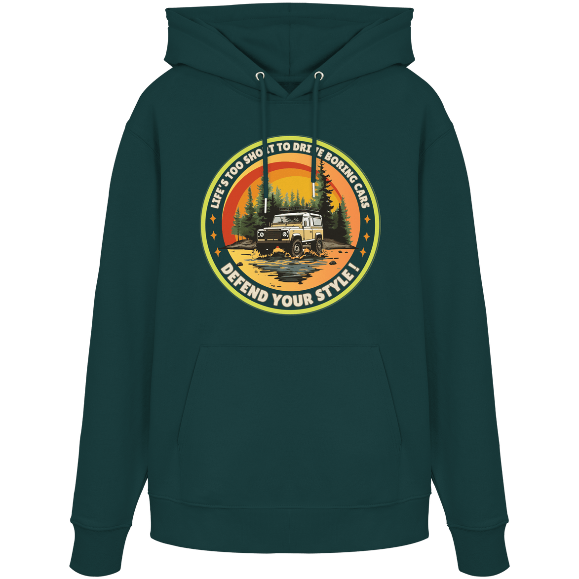 James Hunter - Nature and Beyond Hoodies Glazed Green / XS Defend your Style ! - Organic Hoodie