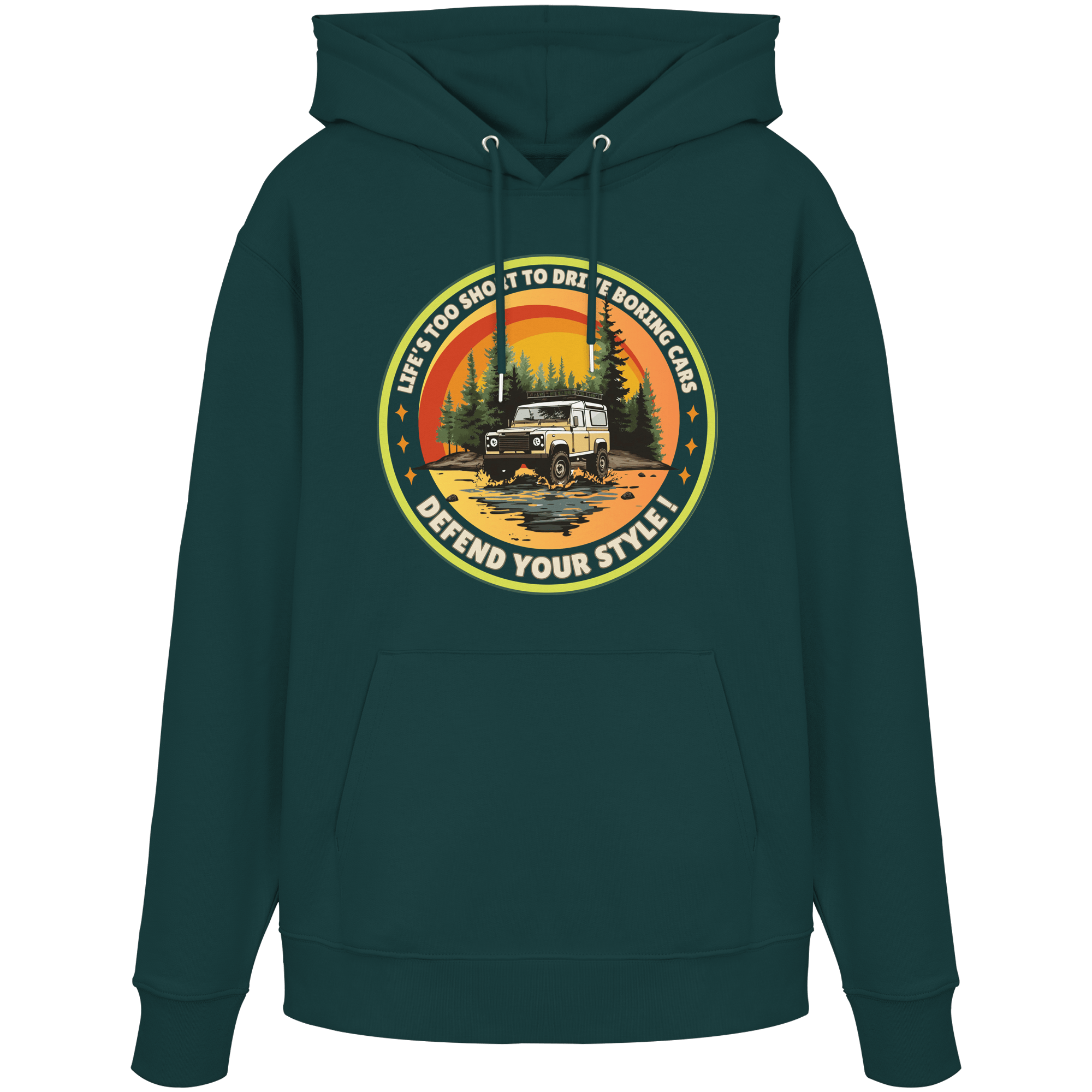 James Hunter - Nature and Beyond Hoodies Glazed Green / XS Defend your Style ! - Organic Hoodie