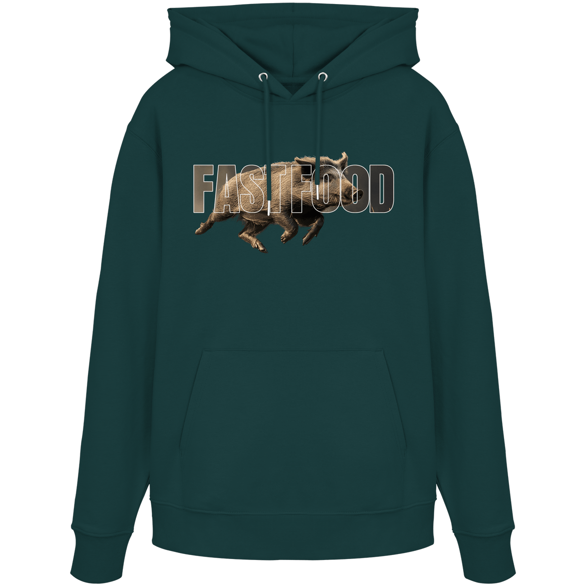 James Hunter - Nature and Beyond Hoodies Glazed Green / XS FASTFOOD - Organic Hoodie