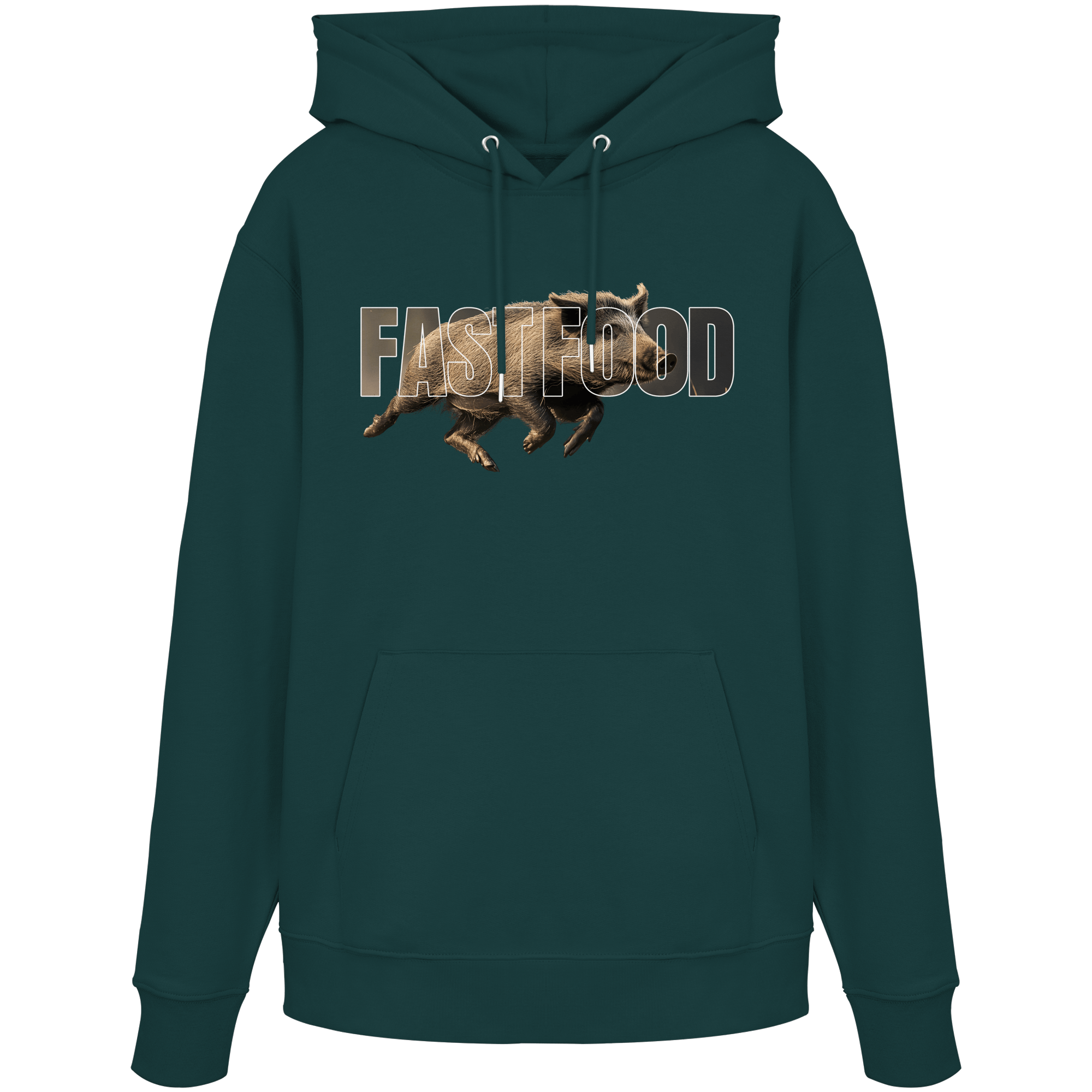 James Hunter - Nature and Beyond Hoodies Glazed Green / XS FASTFOOD - Organic Hoodie