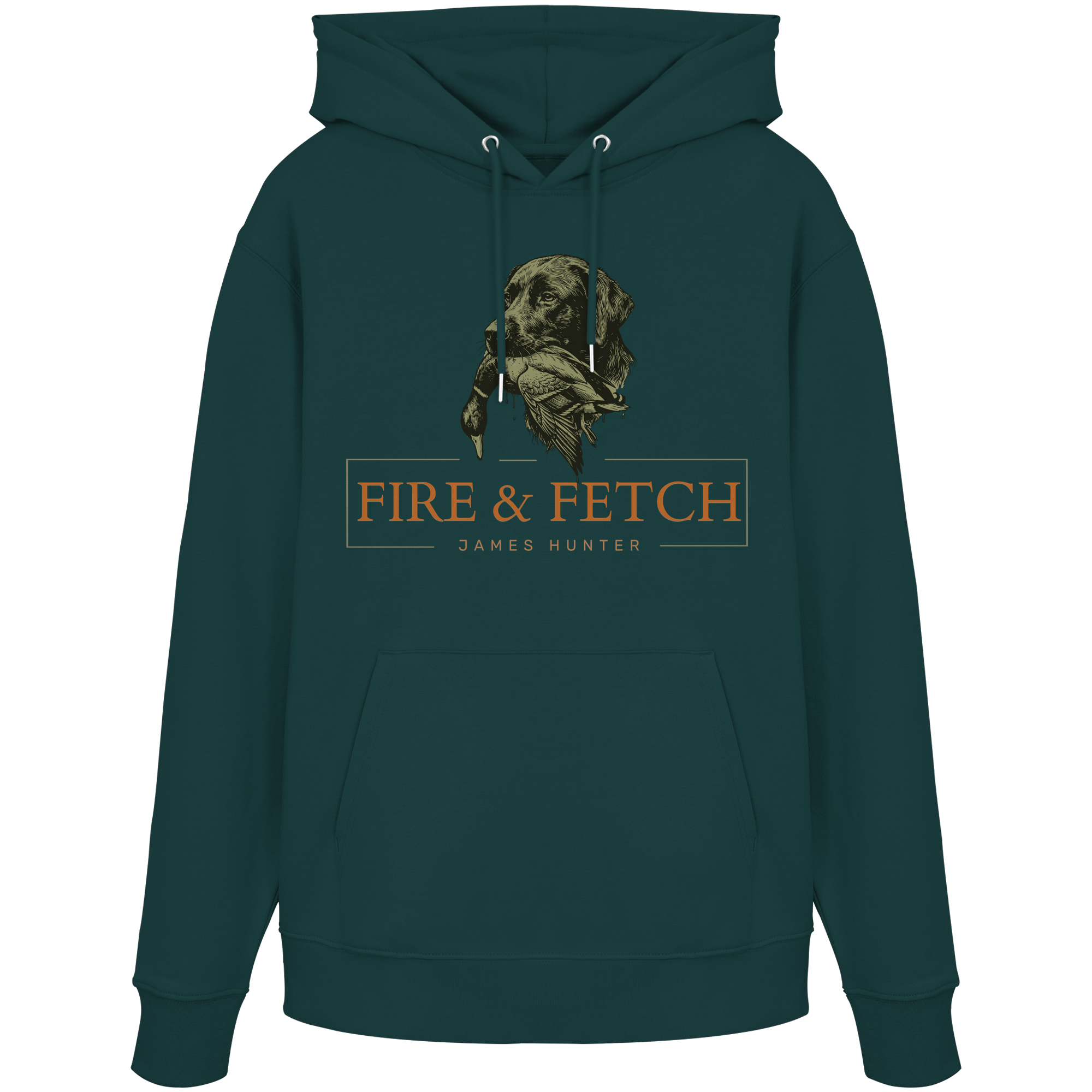 James Hunter - Nature and Beyond Hoodies Glazed Green / XS FIRE & FETCH - Organic Hoodie