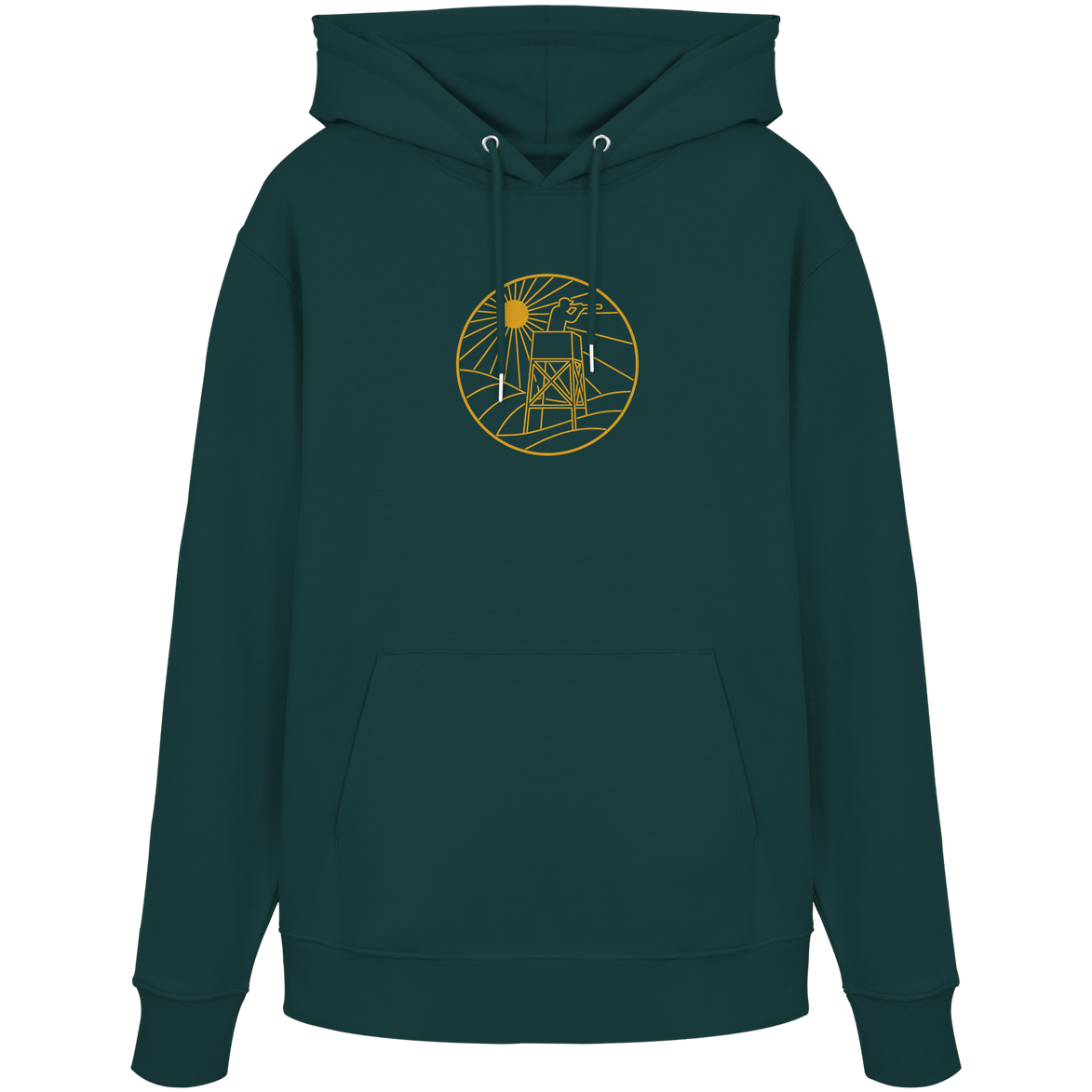 James Hunter - Nature and Beyond Hoodies Glazed Green / XS Golden Circle - Organic Hoodie