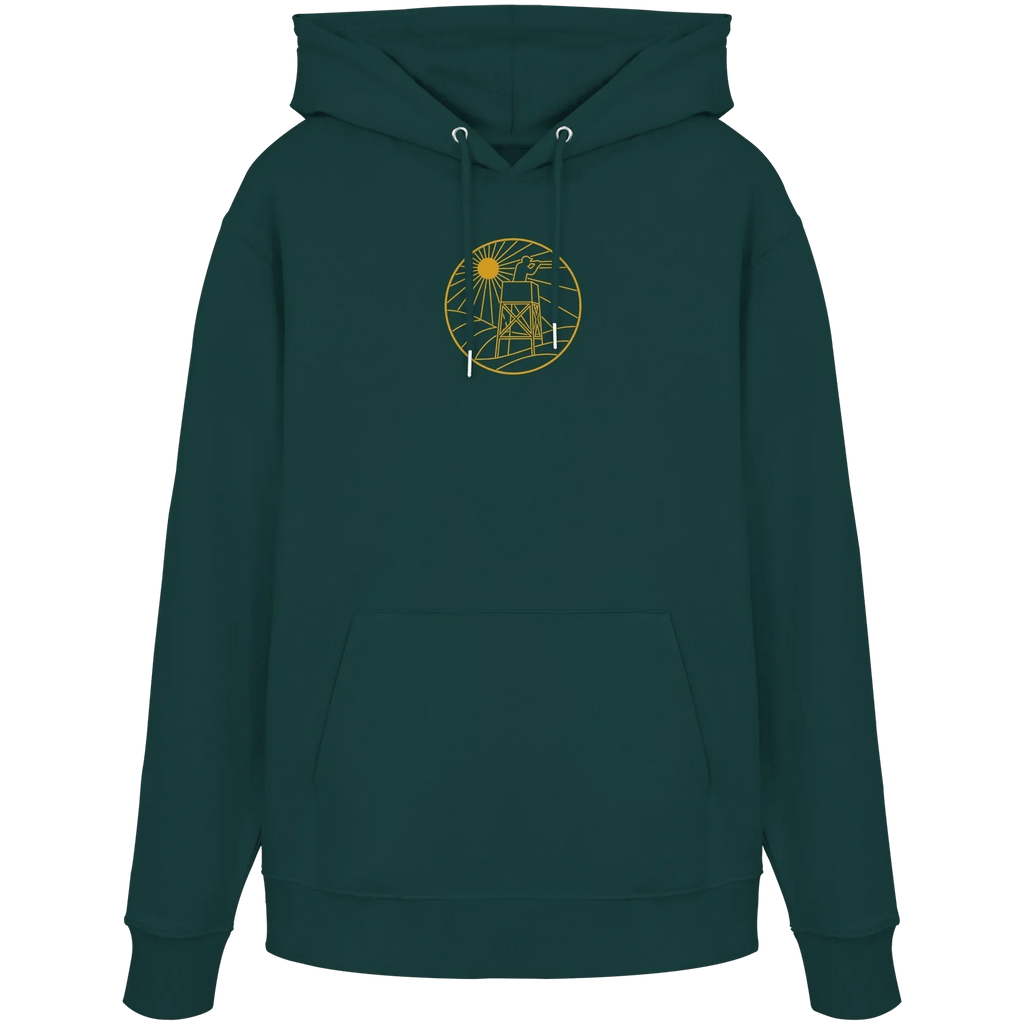 Golden Hunter’s Stand - Organic Hoodie - James Hunter - Nature and Beyond