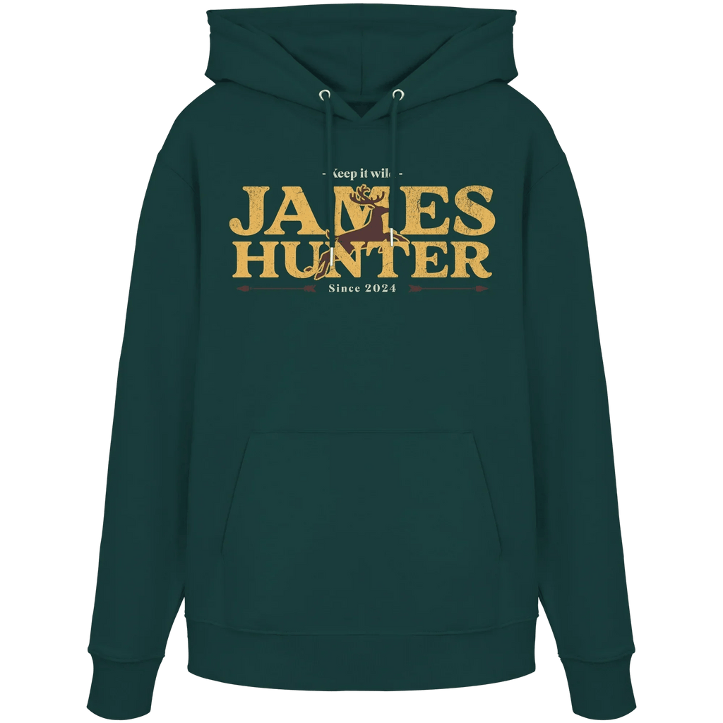 James Hunter - Nature and Beyond Hoodies Glazed Green / XS Keep It Wild  - Organic Hoodie