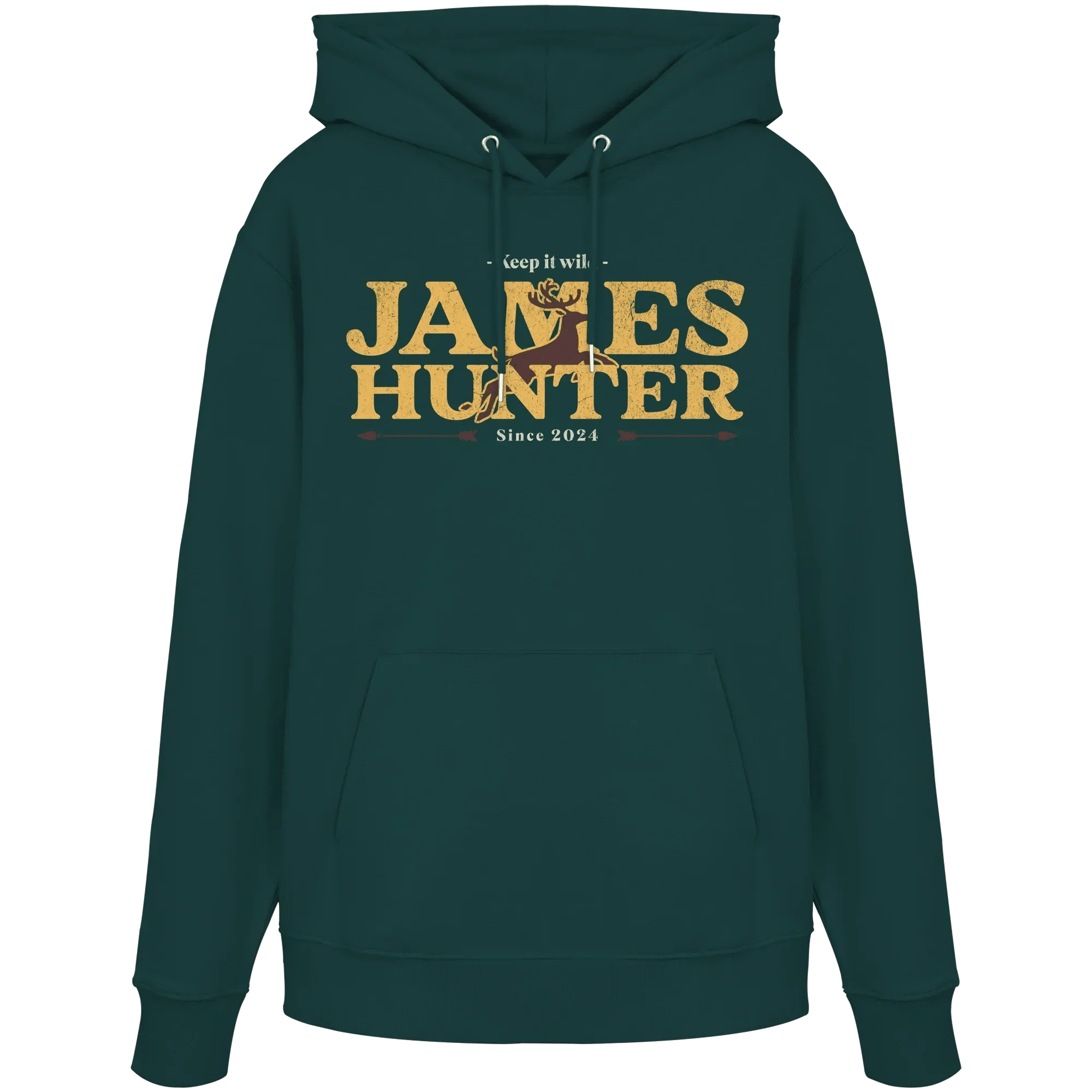 James Hunter - Nature and Beyond Hoodies Glazed Green / XS Keep It Wild  - Organic Hoodie