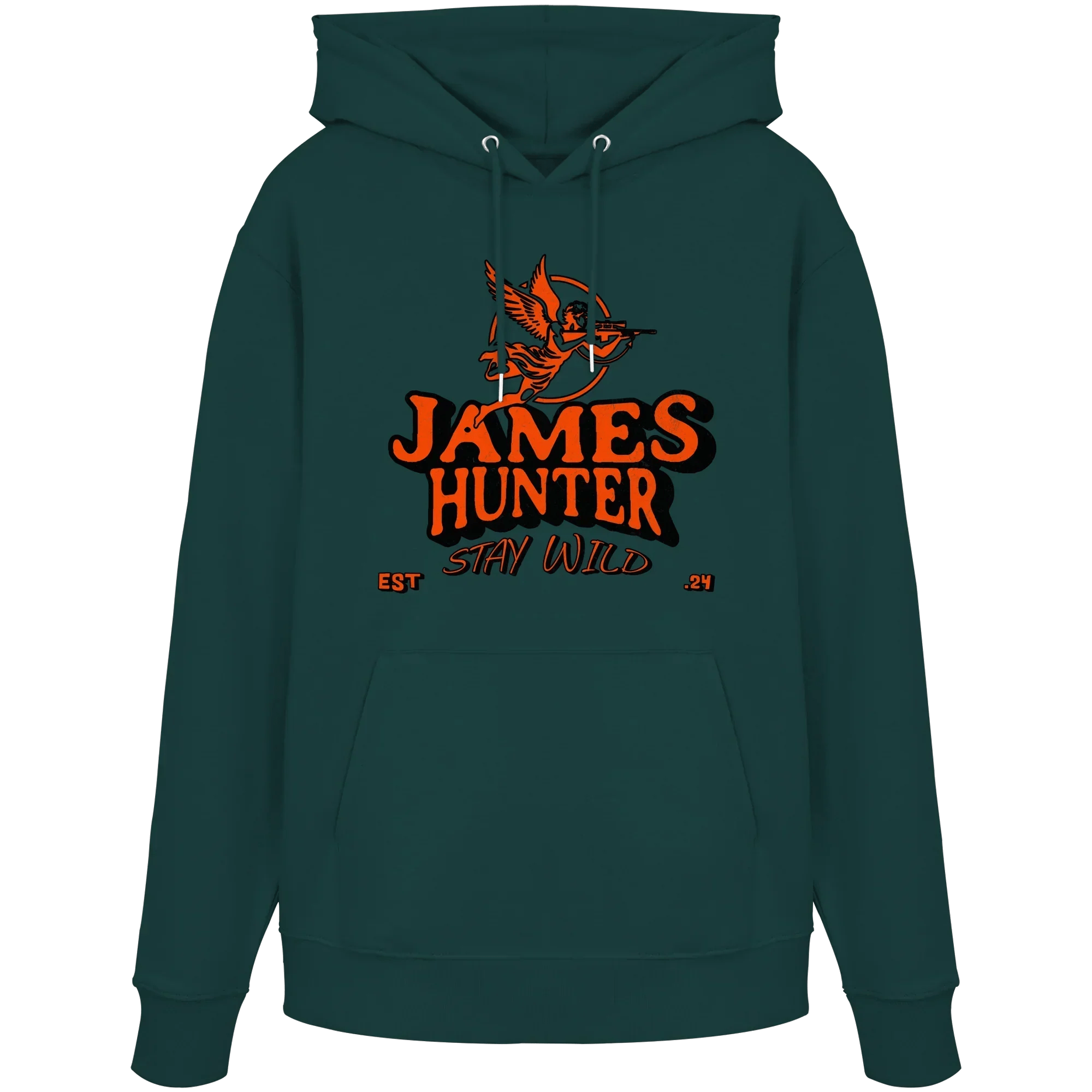 James Hunter - Nature and Beyond Hoodies Glazed Green / XS Stay Wild – James Hunter Angel Edition - Organic Hoodie