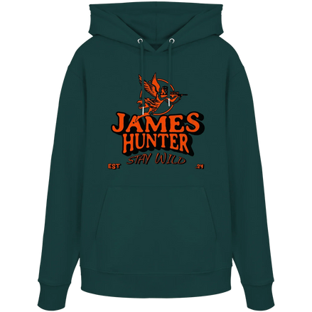 James Hunter - Nature and Beyond Hoodies Glazed Green / XS Stay Wild – James Hunter Angel Edition - Organic Hoodie