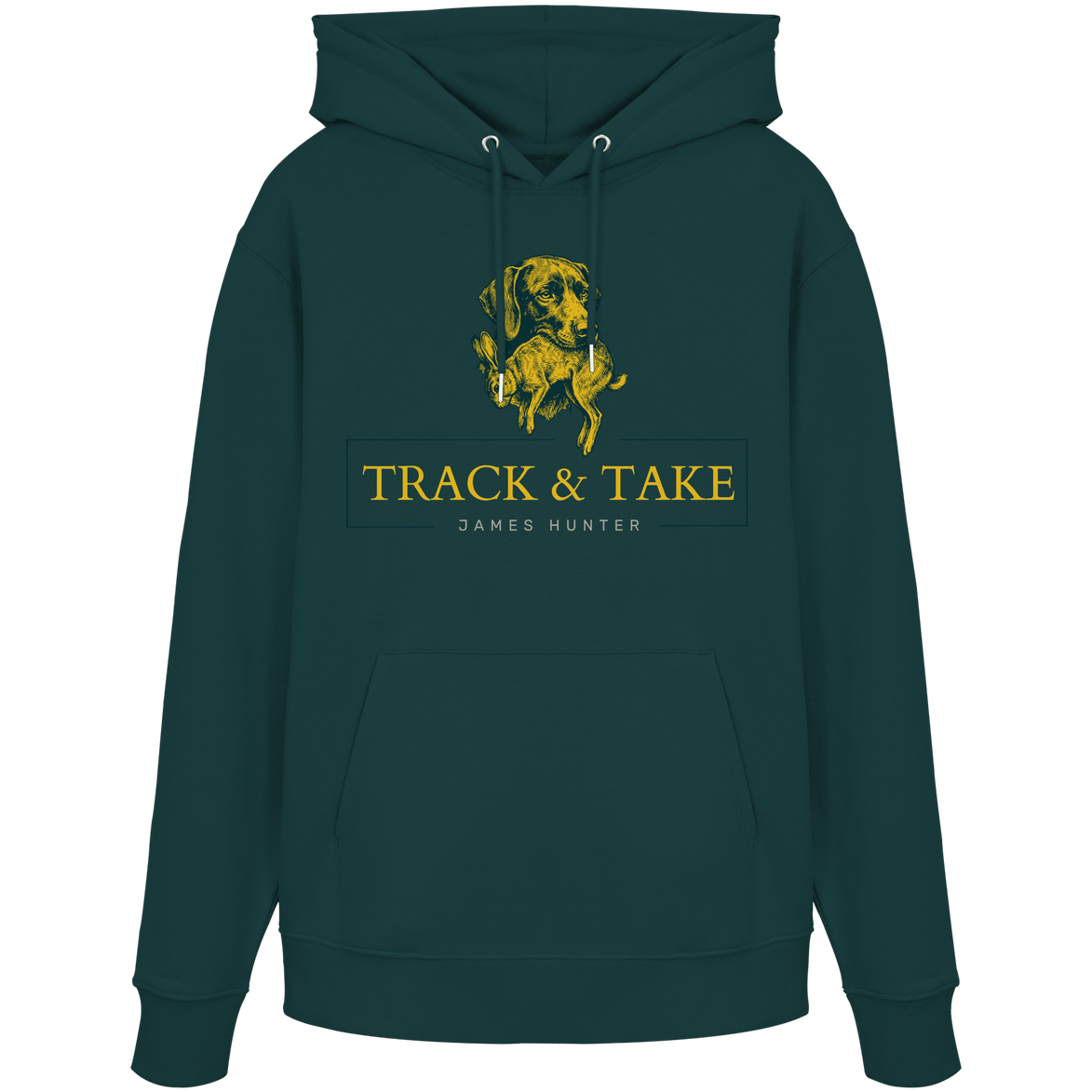 James Hunter - Nature and Beyond Hoodies Glazed Green / XS Track & Take - Organic Hoodie