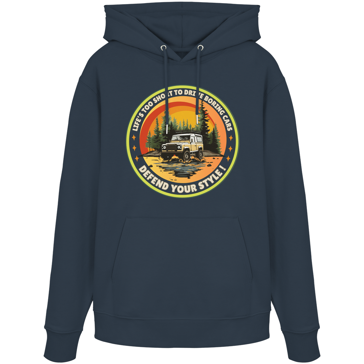 James Hunter - Nature and Beyond Hoodies India Ink Grey / XS Defend your Style ! - Organic Hoodie