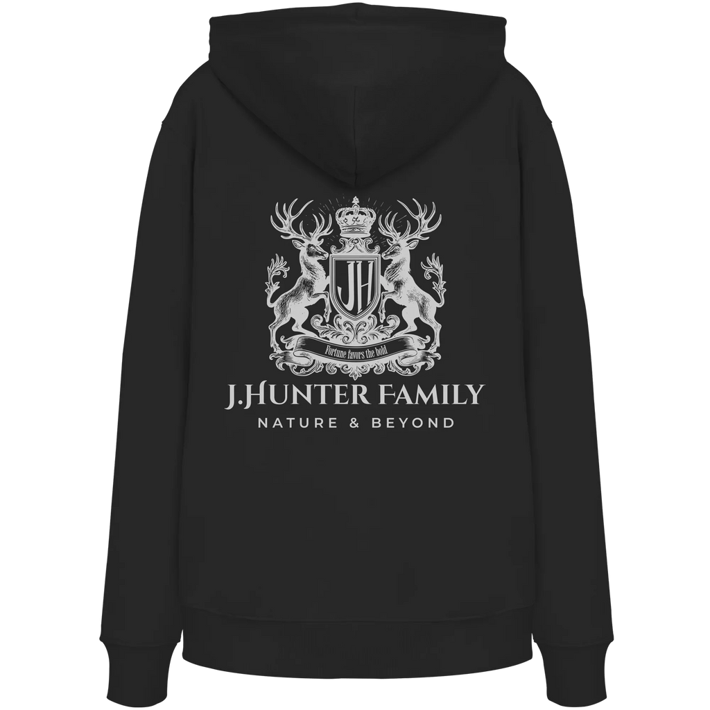 James Hunter Family - Black / White - Organic Hoodie - James Hunter - Nature and Beyond