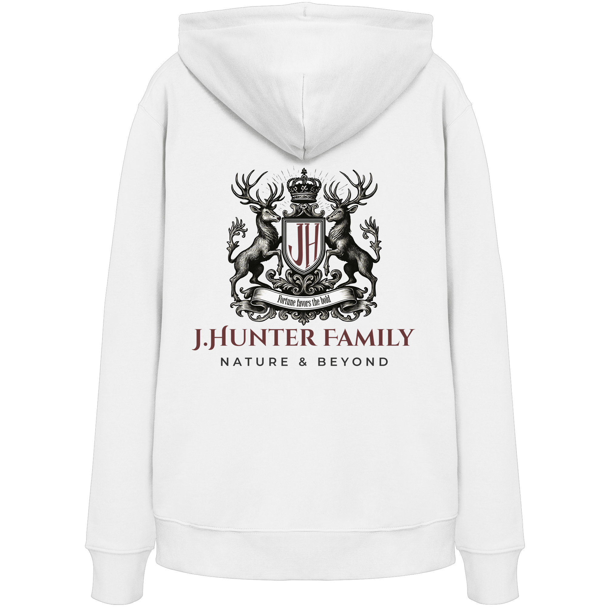 James Hunter - Nature and Beyond Hoodies James Hunter Family - Grey/Black - Organic Hoodie