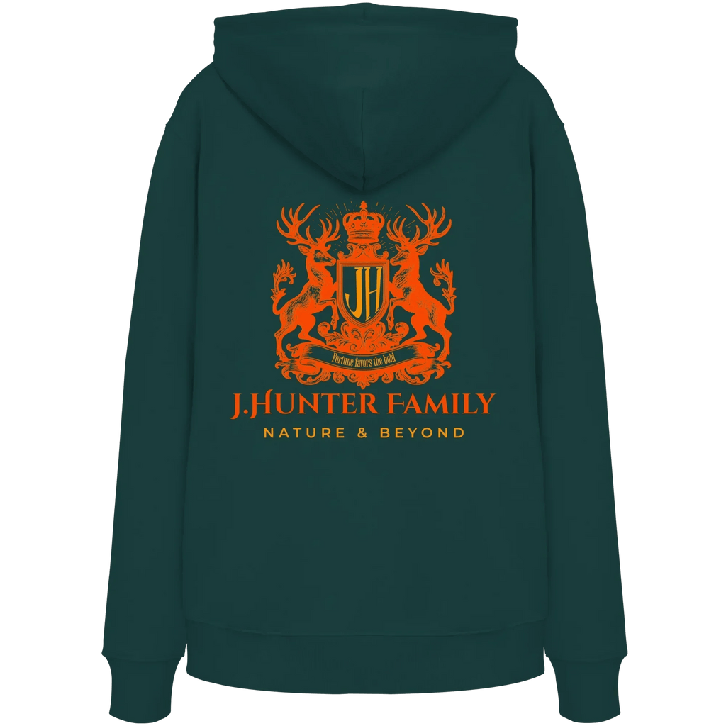 James Hunter - Nature and Beyond Hoodies James Hunter Family Orange/Green - Organic Hoodie