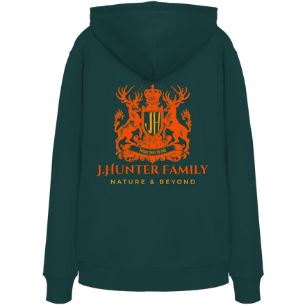 James Hunter - Nature and Beyond Hoodies James Hunter Family Orange/Green - Organic Hoodie
