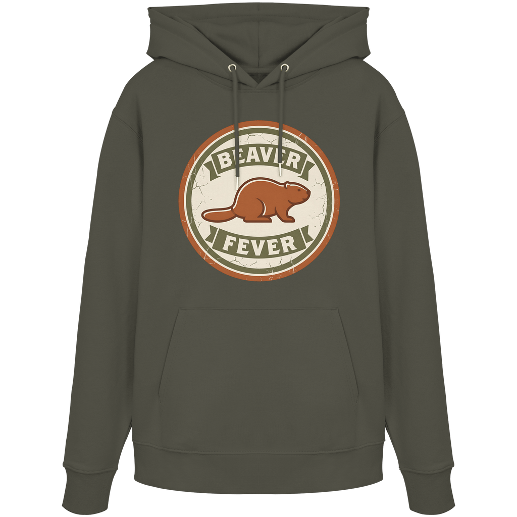 James Hunter - Nature and Beyond Hoodies Khaki / XS Beaver Fever - Organic Hoodie