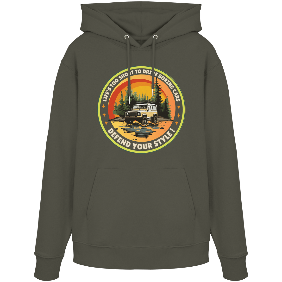 James Hunter - Nature and Beyond Hoodies Khaki / XS Defend your Style ! - Organic Hoodie