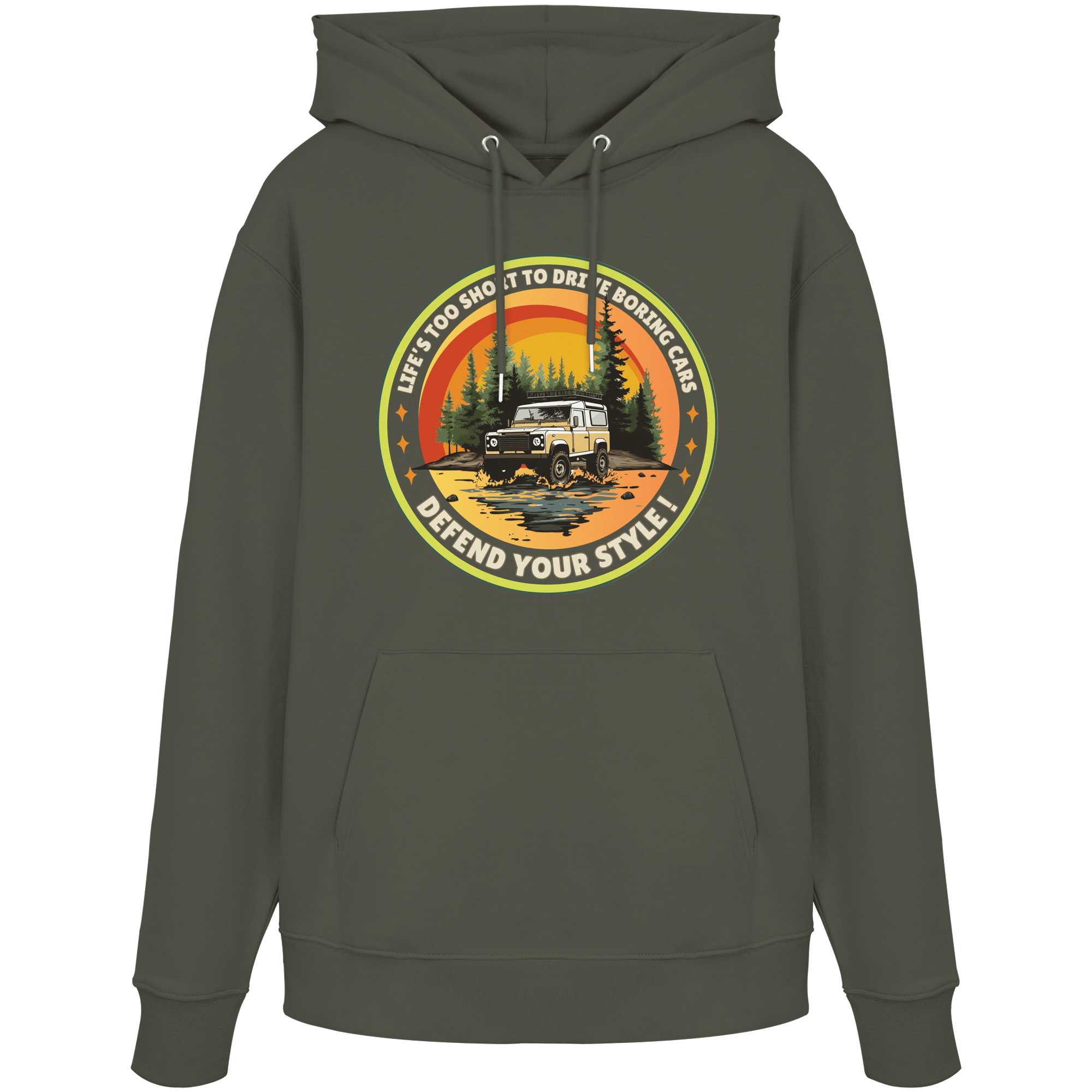 James Hunter - Nature and Beyond Hoodies Khaki / XS Defend your Style ! - Organic Hoodie