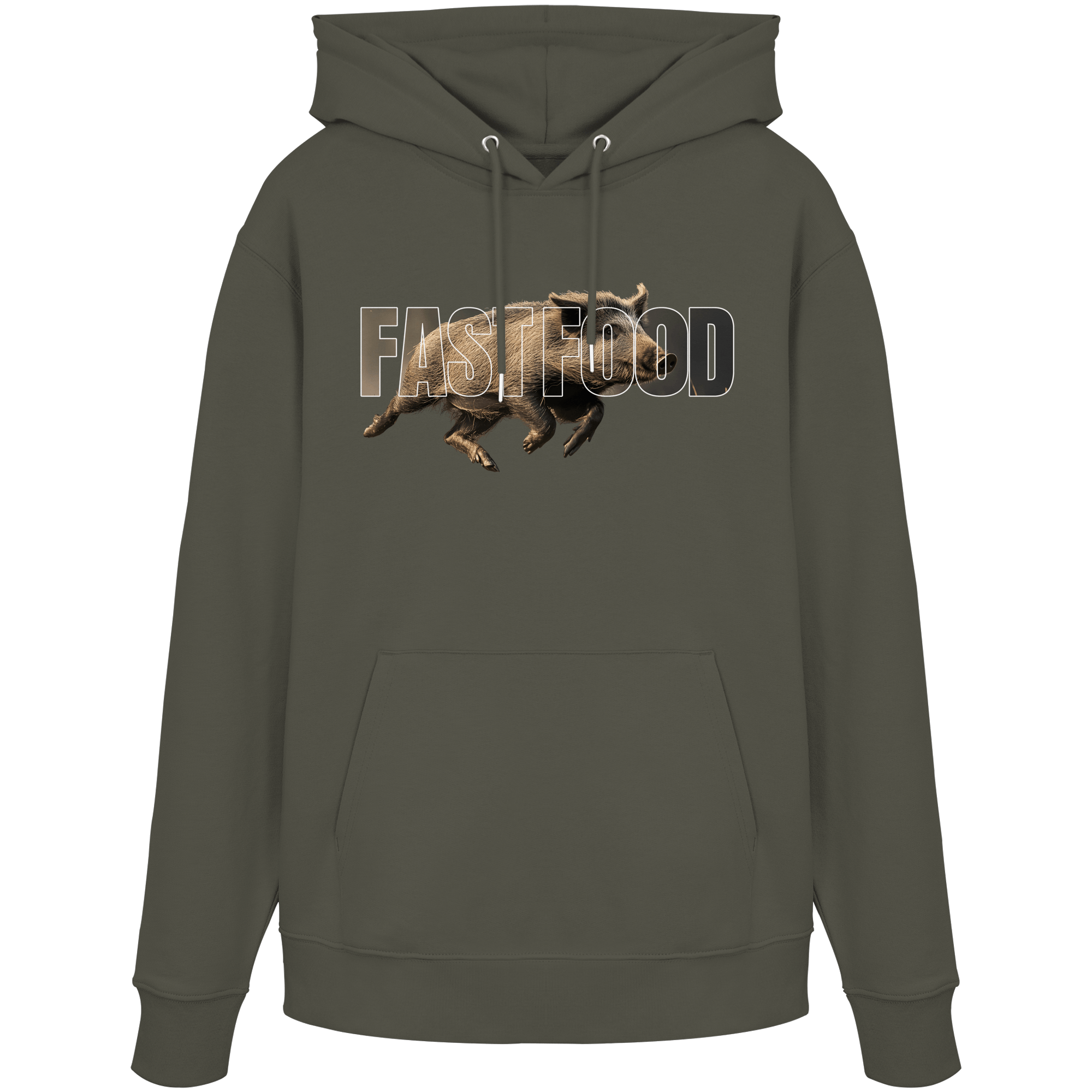 James Hunter - Nature and Beyond Hoodies Khaki / XS FASTFOOD - Organic Hoodie