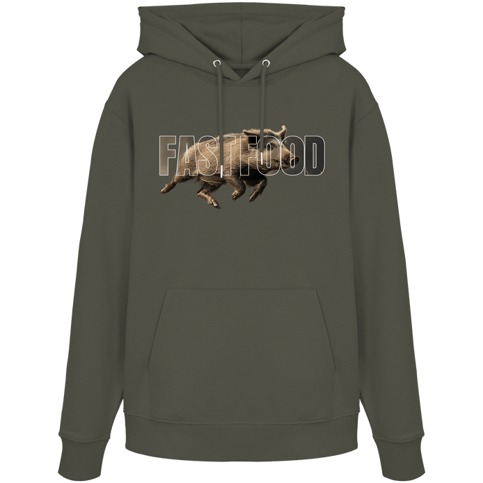 James Hunter - Nature and Beyond Hoodies Khaki / XS FASTFOOD - Organic Hoodie