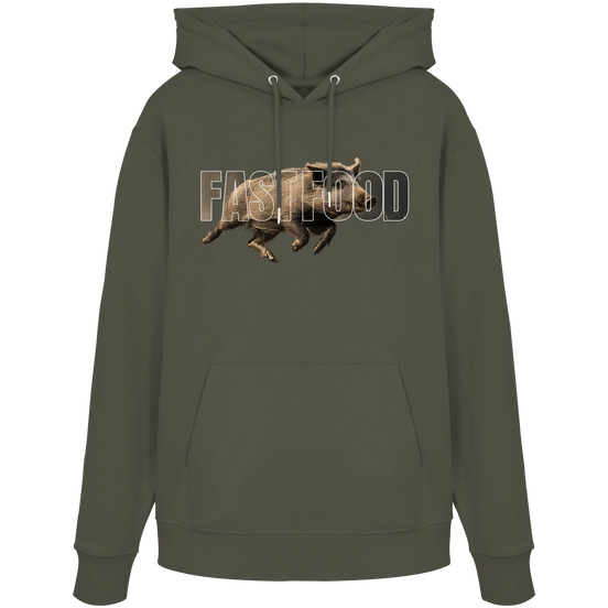 James Hunter - Nature and Beyond Hoodies Khaki / XS FASTFOOD - Organic Hoodie