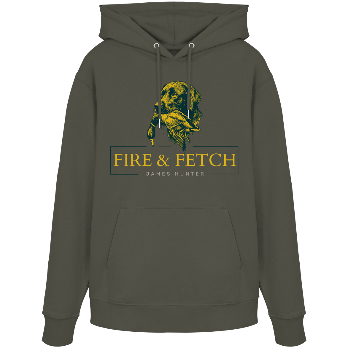 James Hunter - Nature and Beyond Hoodies Khaki / XS FIRE & FETCH - Organic Hoodie