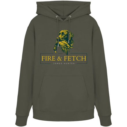 James Hunter - Nature and Beyond Hoodies Khaki / XS FIRE & FETCH - Organic Hoodie