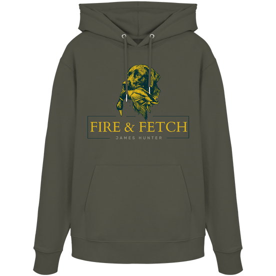 James Hunter - Nature and Beyond Hoodies Khaki / XS FIRE & FETCH - Organic Hoodie