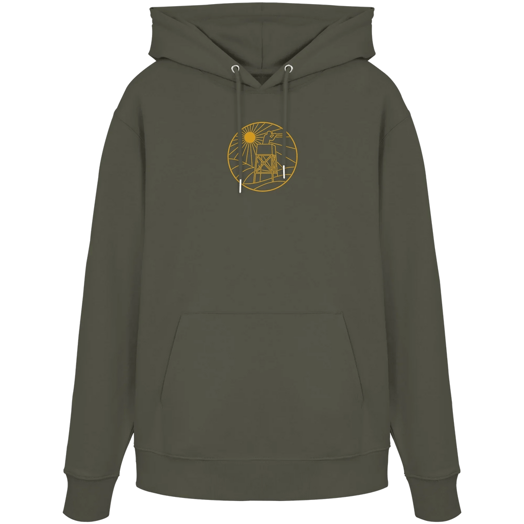 Golden Hunter’s Stand - Organic Hoodie - James Hunter - Nature and Beyond