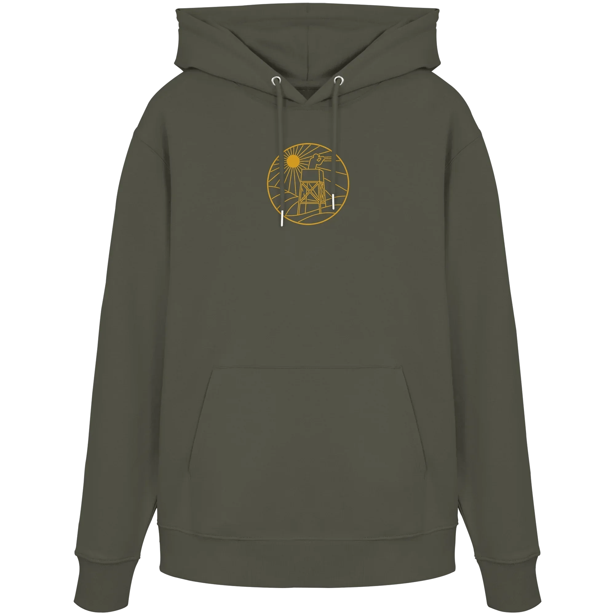 Golden Hunter’s Stand - Organic Hoodie - James Hunter - Nature and Beyond