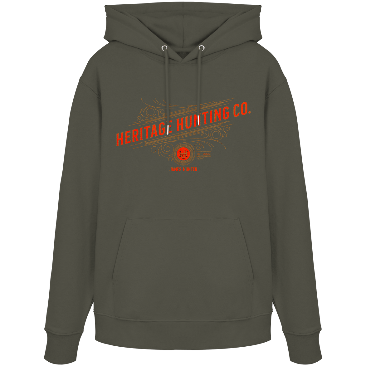 James Hunter - Nature and Beyond Hoodies Khaki / XS Heritage Hunting Co. - Organic Hoodie