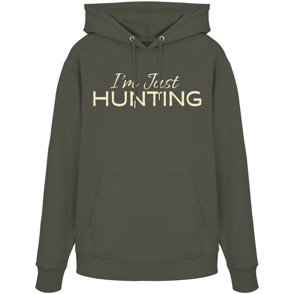 James Hunter - Nature and Beyond Hoodies Khaki / XS I'm just HUNTING - Organic Hoodie