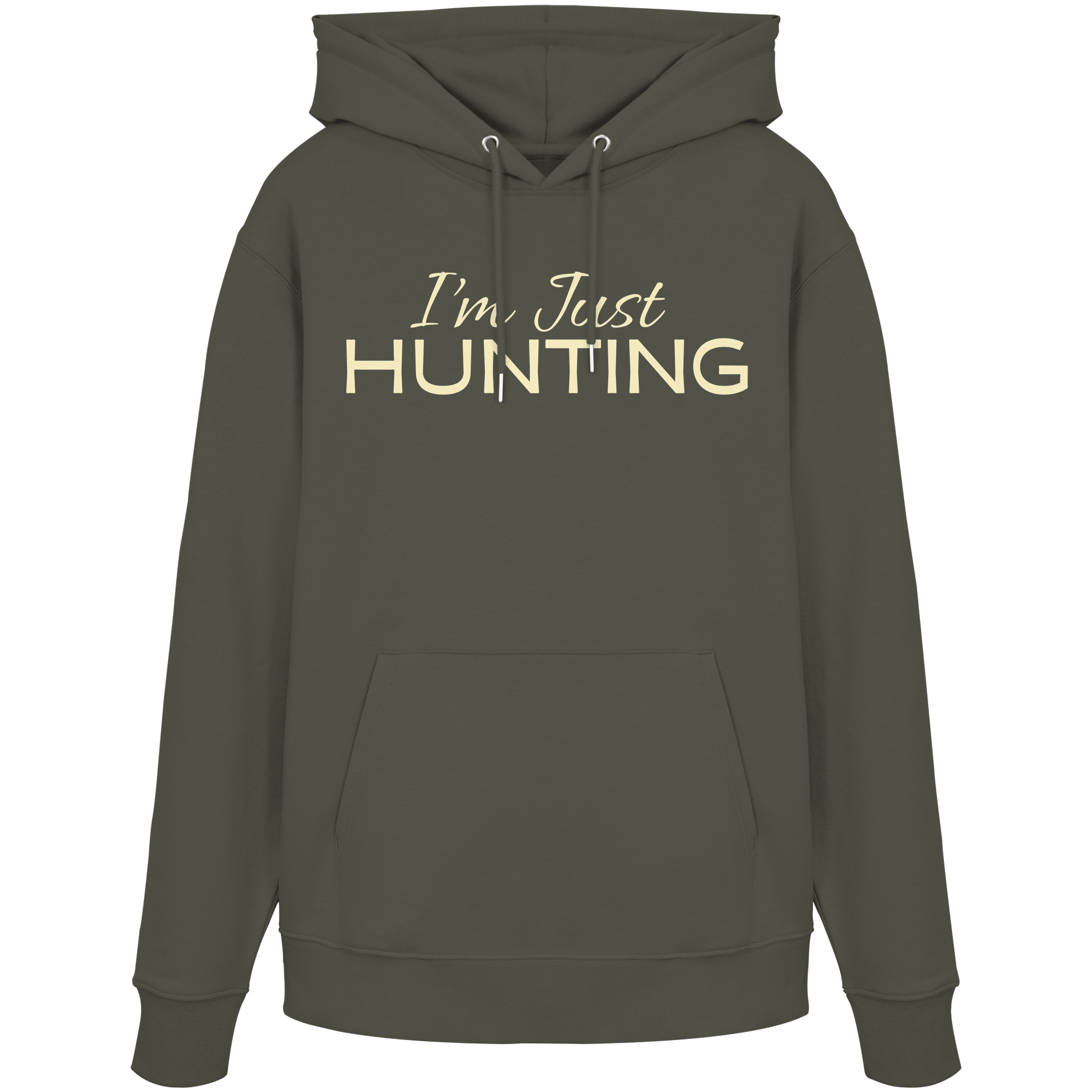James Hunter - Nature and Beyond Hoodies Khaki / XS I'm just HUNTING - Organic Hoodie