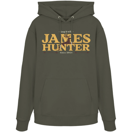 James Hunter - Nature and Beyond Hoodies Khaki / XS Keep It Wild  - Organic Hoodie