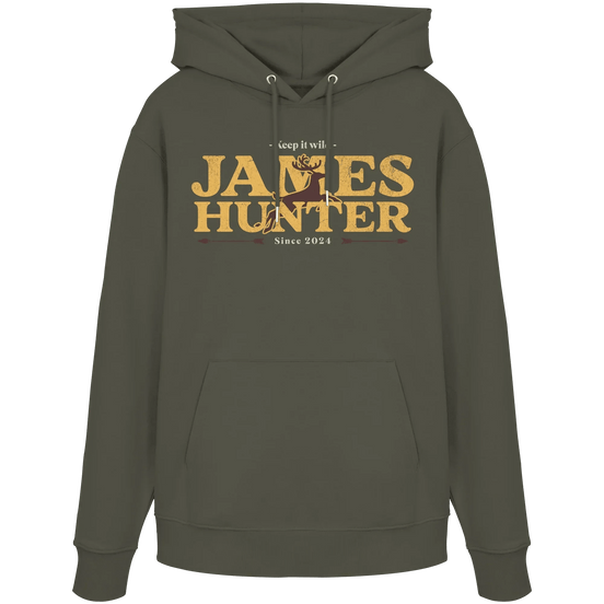 James Hunter - Nature and Beyond Hoodies Khaki / XS Keep It Wild  - Organic Hoodie