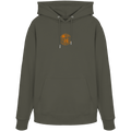 James Hunter - Nature and Beyond Hoodies Khaki / XS Man on Platform (embroidery) - Organic Hoodie