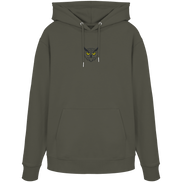James Hunter - Nature and Beyond Hoodies Khaki / XS Owl Is Watching You (embroidery) - Organic Hoodie