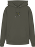 James Hunter - Nature and Beyond Hoodies Khaki / XS Owl Is Watching You (embroidery) - Organic Hoodie