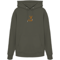 James Hunter - Nature and Beyond Hoodies Khaki / XS Resting Deer (embroidery) - Organic Hoodie