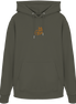 James Hunter - Nature and Beyond Hoodies Khaki / XS Resting Fox (embroidery) - Organic Hoodie