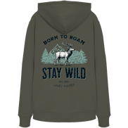 James Hunter - Nature and Beyond Hoodies Khaki / XS Stay Wild — Born to Roam - Organic Hoodie