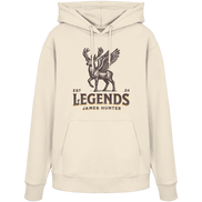 James Hunter - Nature and Beyond Hoodies Natural Raw / XS Deer Legends - Organic Hoodie