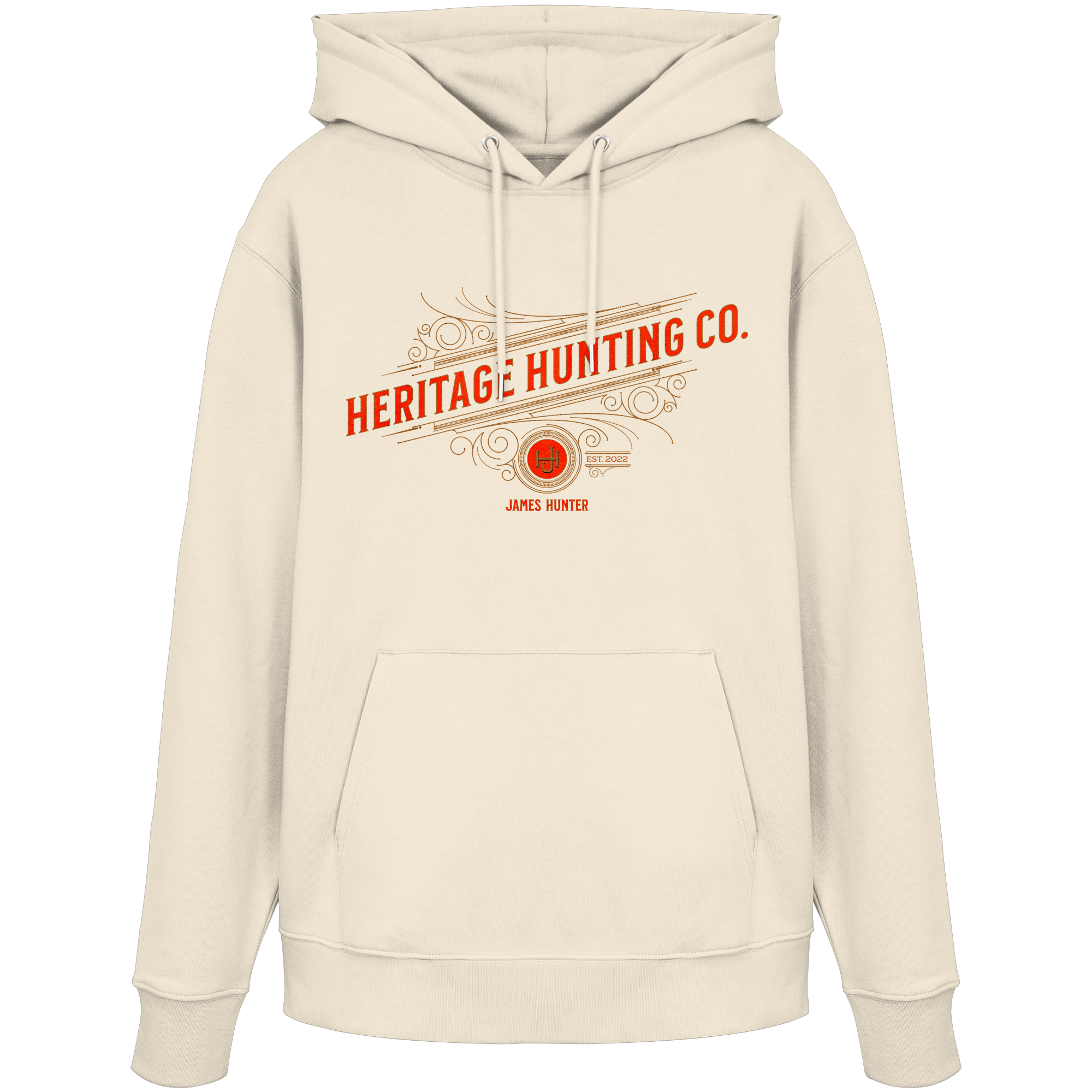 James Hunter - Nature and Beyond Hoodies Natural Raw / XS Heritage Hunting Co. - Organic Hoodie
