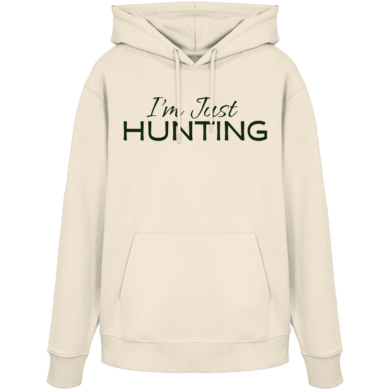 James Hunter - Nature and Beyond Hoodies Natural Raw / XS I'm just HUNTING - Organic Hoodie