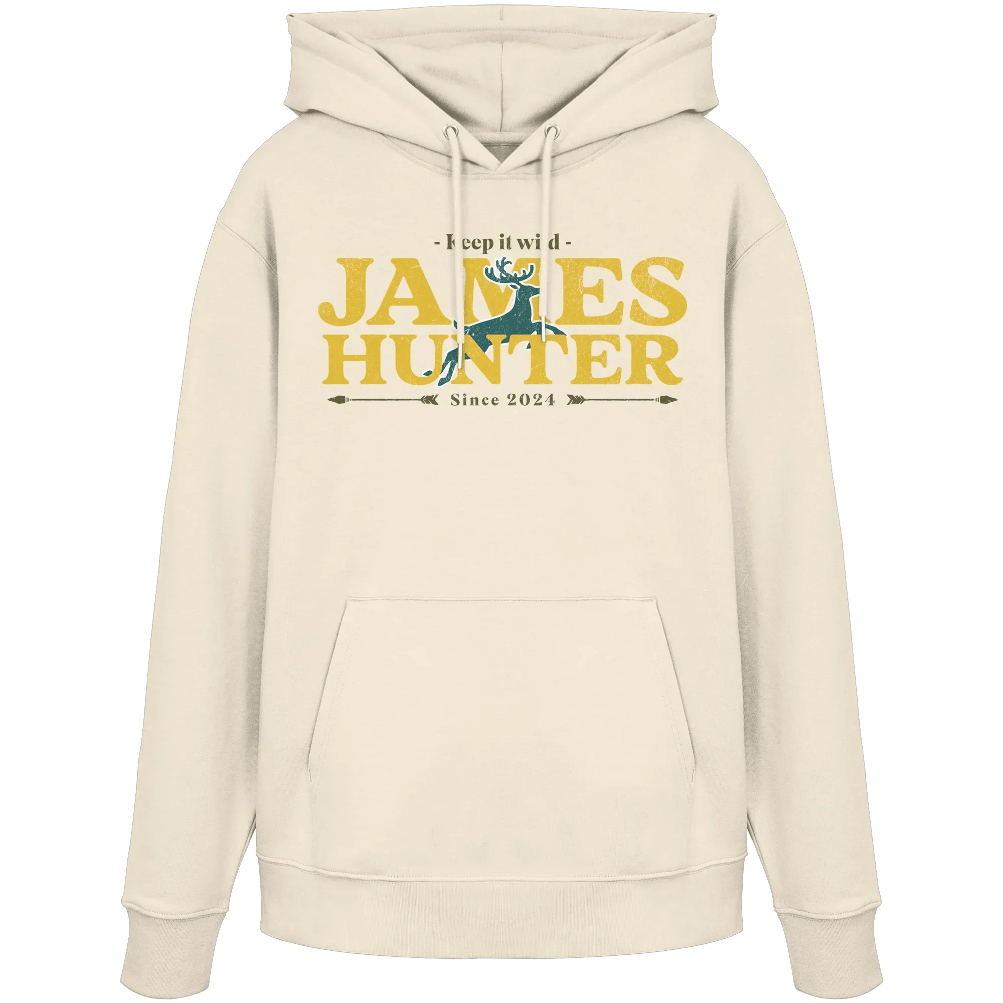 James Hunter - Nature and Beyond Hoodies Natural Raw / XS Keep It Wild  - Organic Hoodie