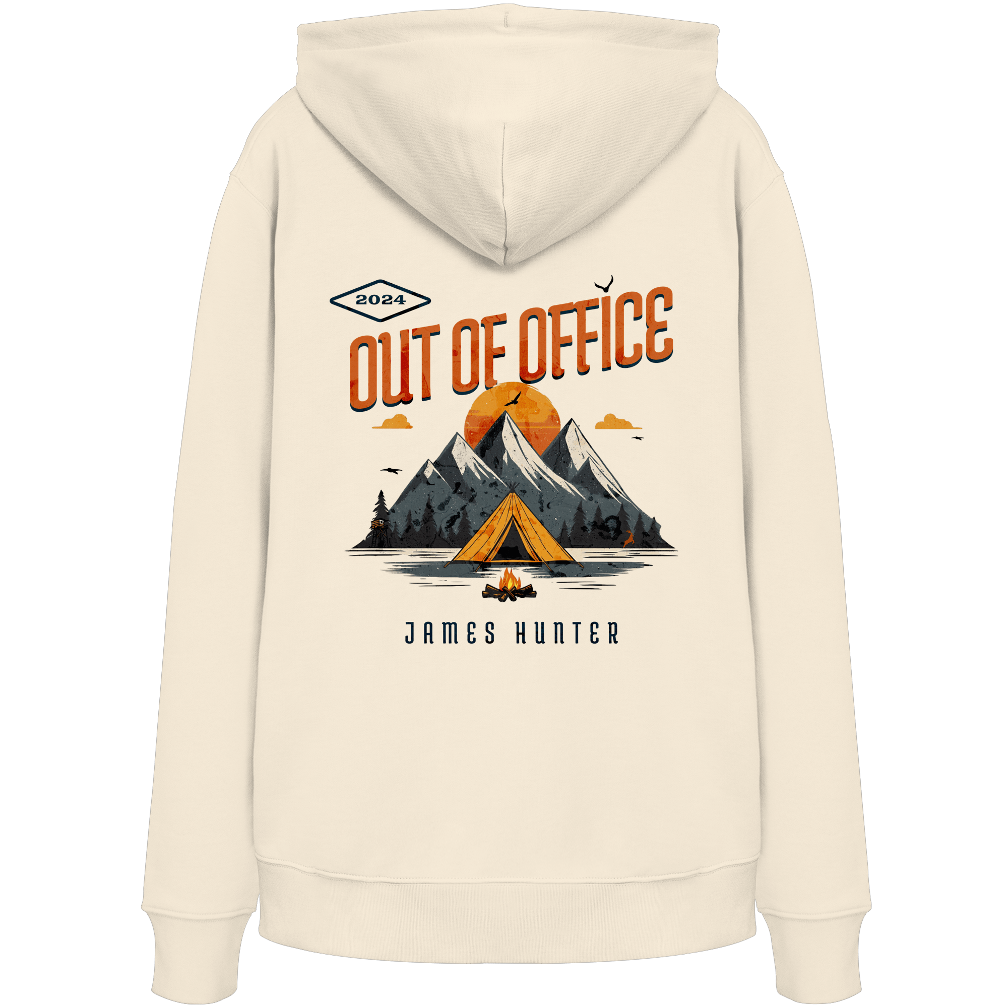 James Hunter - Nature and Beyond Hoodies Natural Raw / XS Out of Office - Organic Hoodie