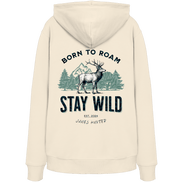 James Hunter - Nature and Beyond Hoodies Natural Raw / XS Stay Wild — Born to Roam - Organic Hoodie