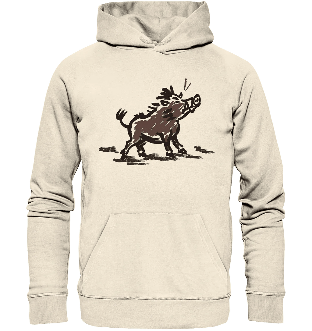 James Hunter - Nature and Beyond Hoodies Natural Raw / XS Wild Boar - Simple - Organic Hoodie