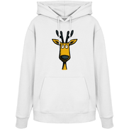 James Hunter - Nature and Beyond Hoodies White / XS Deer Caricature - Organic Hoodie