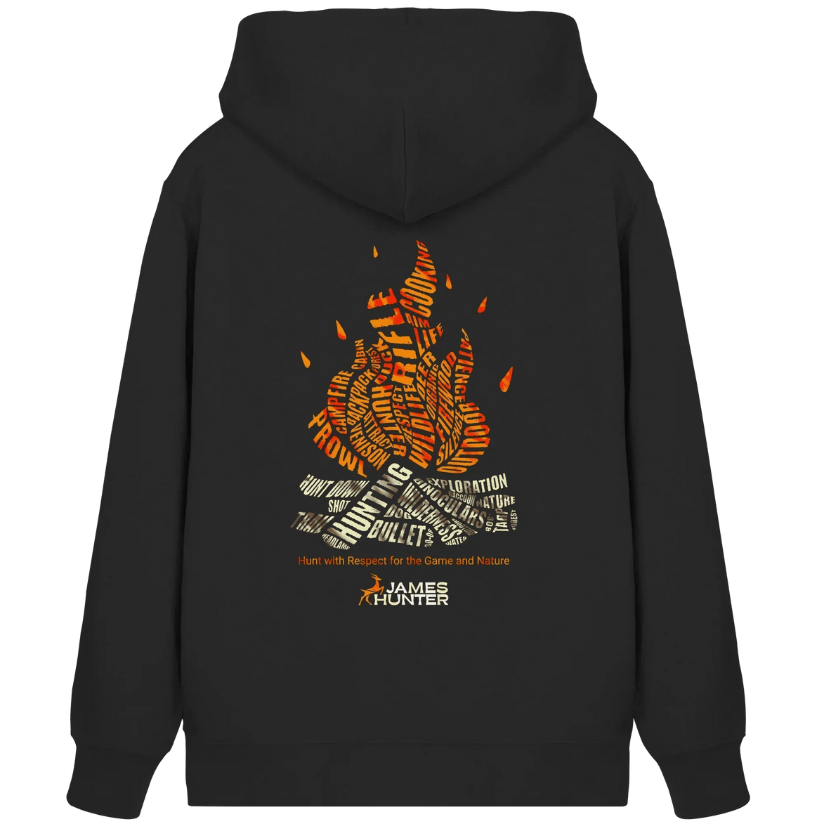 Fire & Words - Organic Zipper - James Hunter - Nature and Beyond