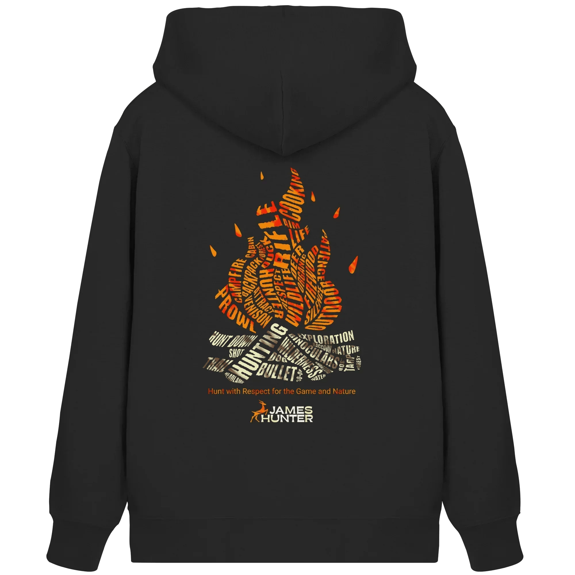 Fire & Words - Organic Zipper - James Hunter - Nature and Beyond